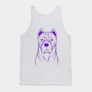 Cane Corso (Beige and Purple) Tank Top